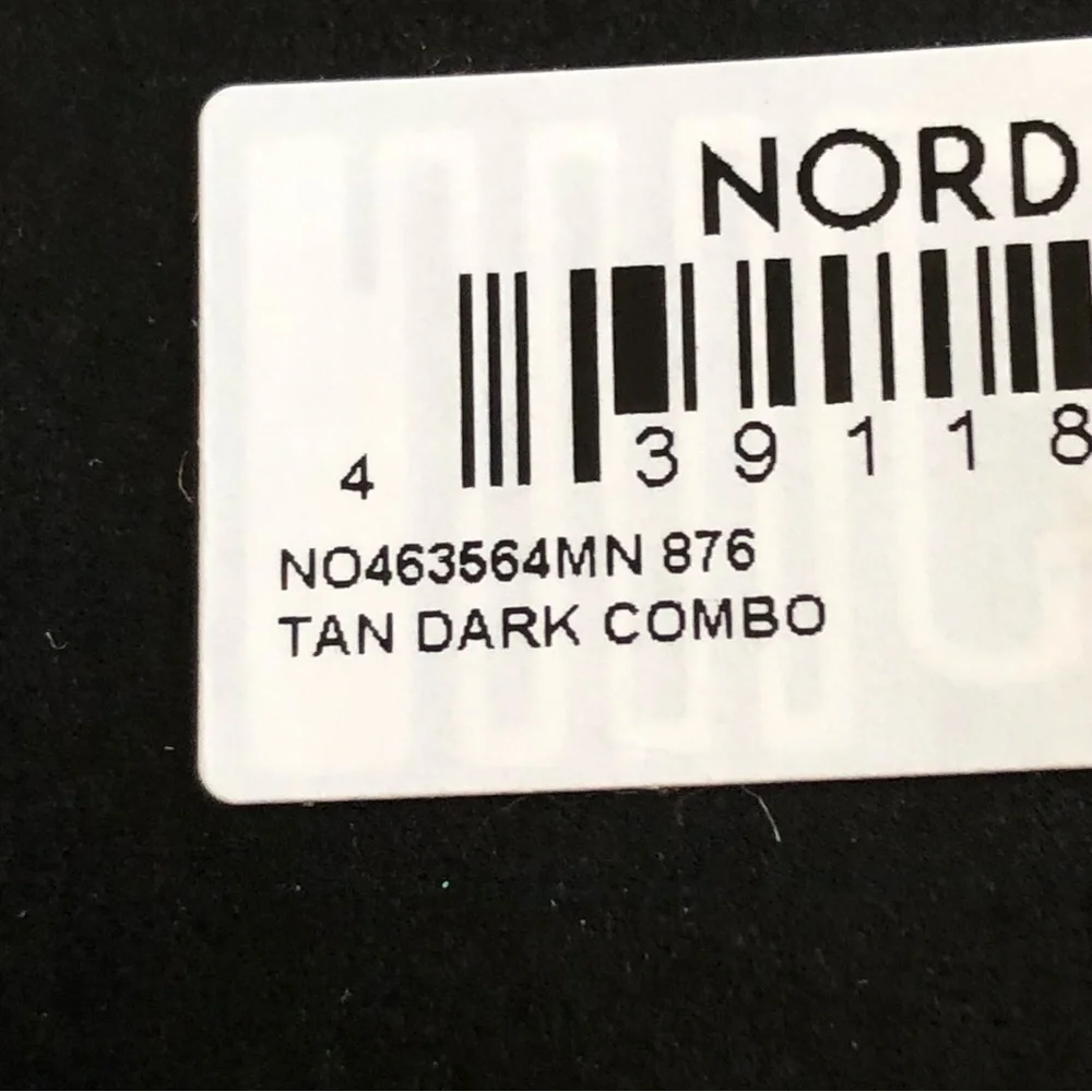 Nordstrom NWT Straw Sun Hat Dark Combo Size L-XL